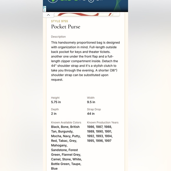 Coach Vintage Pocket Purse - Picture 17 of 17